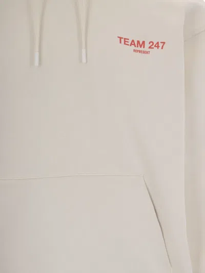 Represent Drawstring Hoodie In Neutral