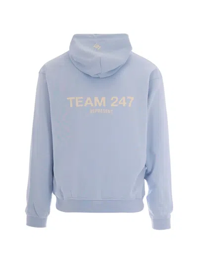 Represent 247 Glacier 247 Oversized Sweatshirt In Blue