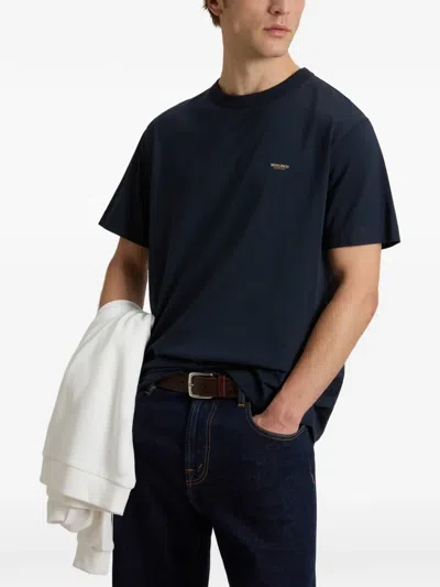 Woolrich Logo-print T-shirt In Blue