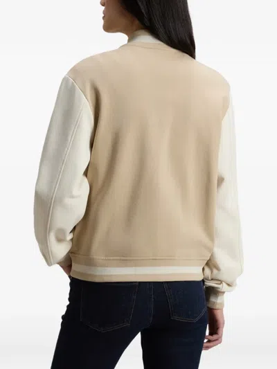 Woolrich Snap-button Two-tone Bomber Jacket In Multi