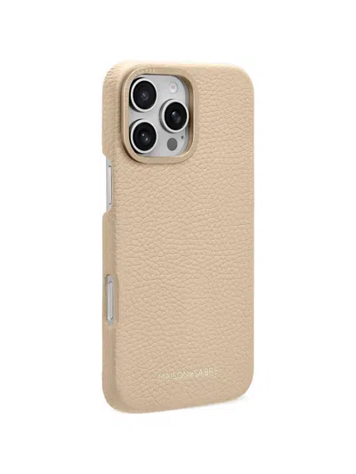 Maison De Sabre Leather Iphone 16 Pro Phone Case In Pattern