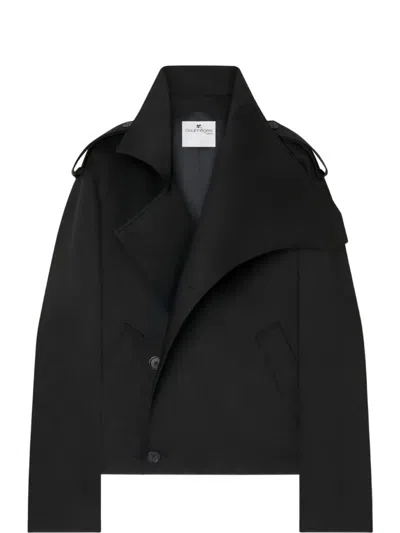 Courrèges Buttoned Jacket In Neutral