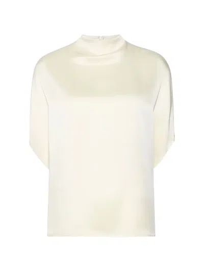 Lapointe Mock-neck Top In Neutral