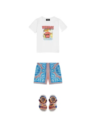 Versace Graphic T-shirt In White