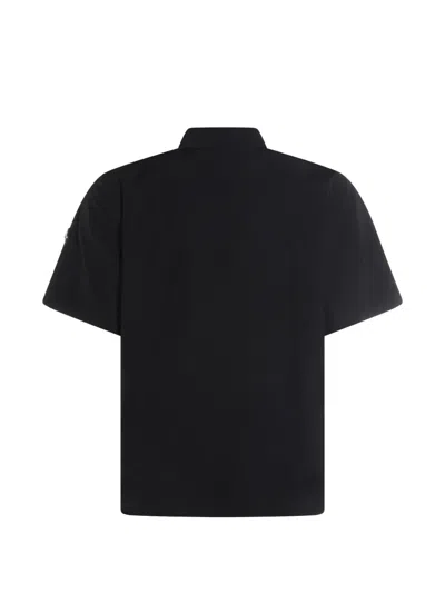 Moose Knuckles Buttoned Pocket Shirt In Black