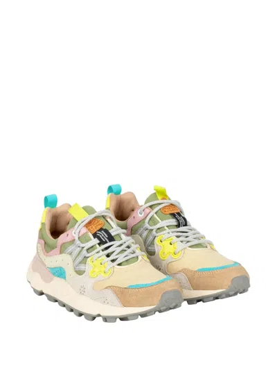 Flower Patterned Sneakers In Multi