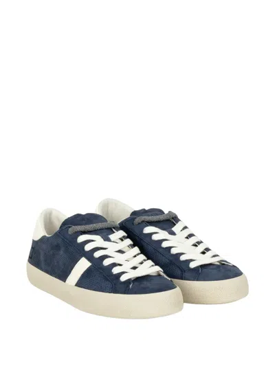 Date Perforated Sneakers In Blue