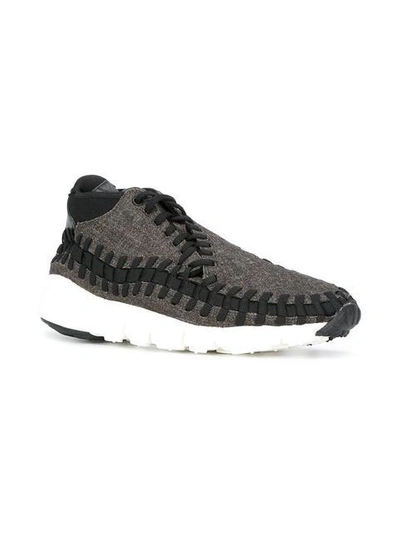 Shop Nike Air Footscape Woven Chukka Sneakers - Grey