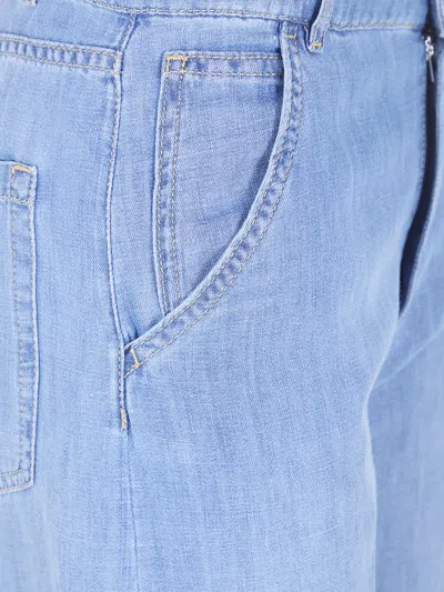 Seventy Belt Loop Jeans In Blue