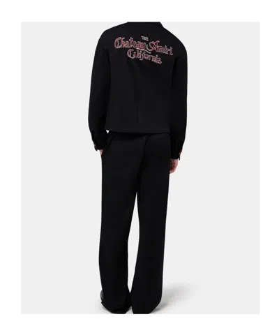 Amiri Elegant Chateau Oversized Jacket In Black