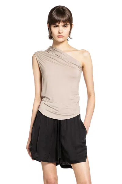 Thom Krom One-shoulder Top In Neutral