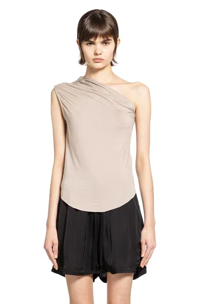 Thom Krom One-shoulder Top In Neutral