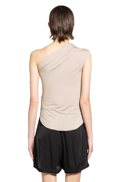 Thom Krom One-shoulder Top In Neutral