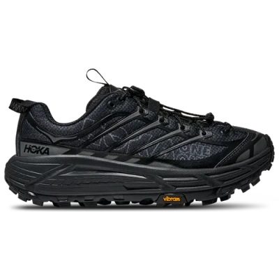Hoka Mafate Three2 Rubber-trimmed Mesh Running Sneakers In Black