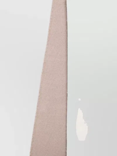 Givenchy Scarf Two Tone Design Frayed Edges Rectangular In White