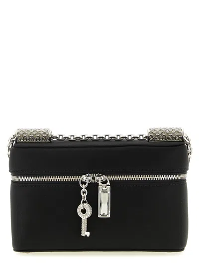 Dolce & Gabbana Black Sicily Medium Shoulder Bag In Black