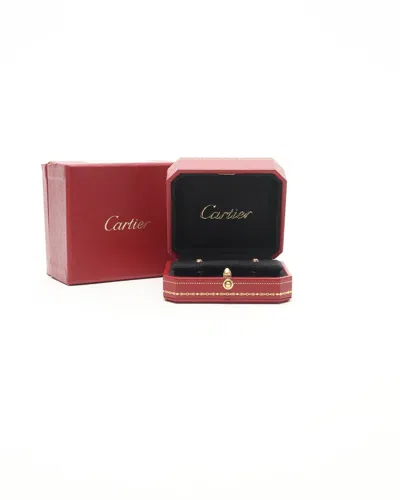 Cartier Medium Yellow Gold And Diamond  D'amour Earrings