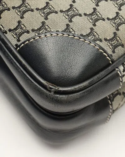 Celine Céline Macadam Messenger Bag In Multi