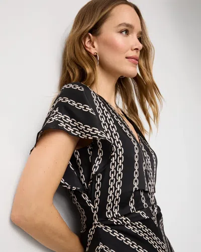 White House Black Market Petite Ruched Twill Midi Dress