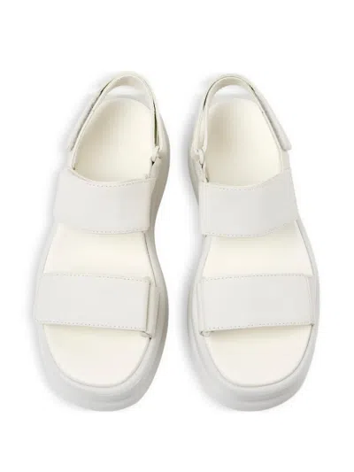 Camper Pelotas Flota Up Platform Sandal In White