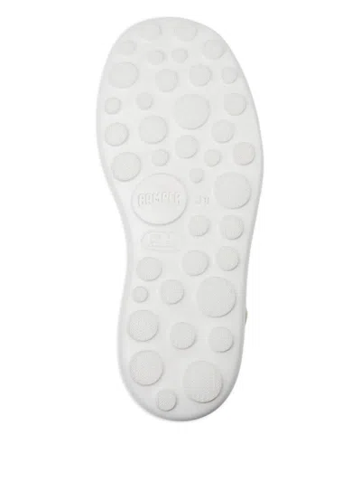 Camper Pelotas Flota Up Platform Sandal In White