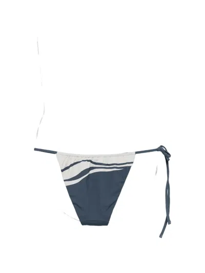 Sir Lilou String Briefs Liora Charcoal Blue In Blue