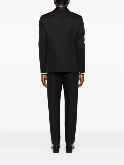 Dsquared2 Lapel Single-breasted Suit In Black