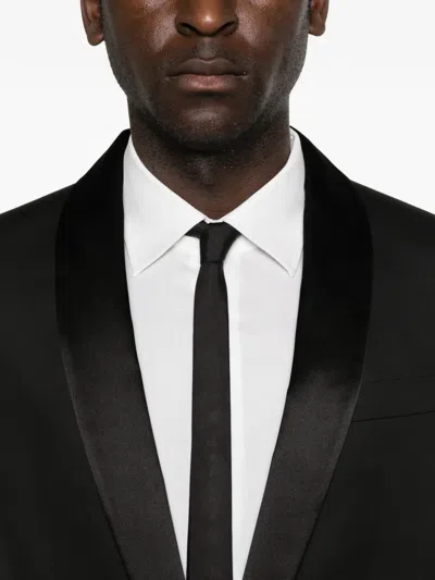 Dsquared2 Lapel Single-breasted Suit In Black