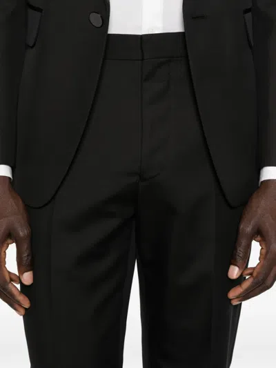 Dsquared2 Lapel Single-breasted Suit In Black