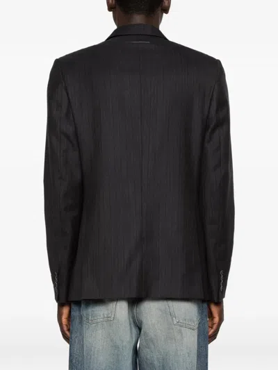 Mm6 Maison Margiela Single-breasted Blazer In Black