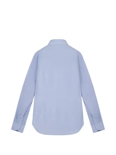 Canali Checked Shirt In Blue