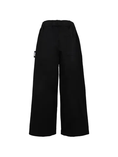 Msgm Drawstring Trousers In Black