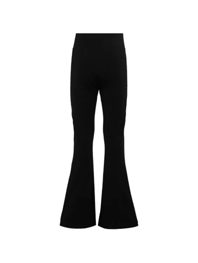 Msgm Flared Leggings In Black