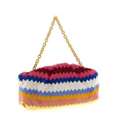 Missoni Zigzag Shoulder Bag Chevron Pattern Chain Strap