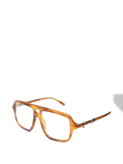 Gucci Pilot-frame Glasses In Multi