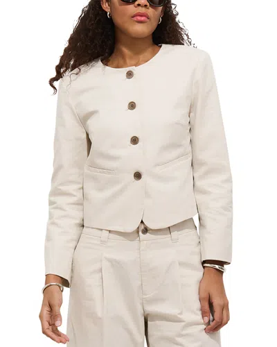 Alex Mill Soho Jacket In Cotton Linen In White