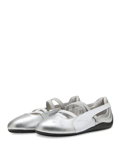 Puma Speedcat Ballet Metallic Women S Shoes In Silver