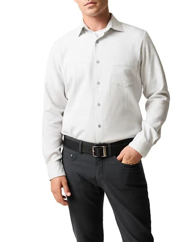 Rodd & Gunn Airtex Slim Fit Cotton Button-up Shirt In Purple