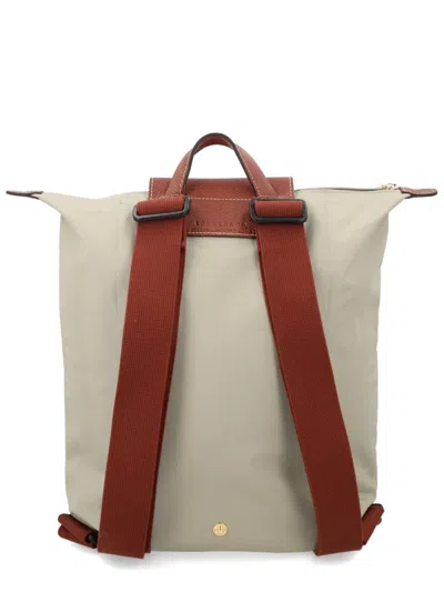 Longchamp Backpack Le Pliage Medium In Red