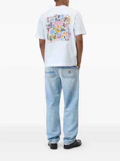 Closed Logo-print T-shirt In Blue