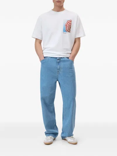 Closed Graphic-print T-shirt In White