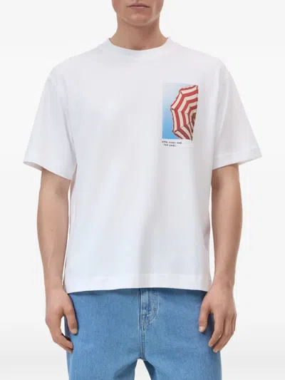 Closed Graphic-print T-shirt In White