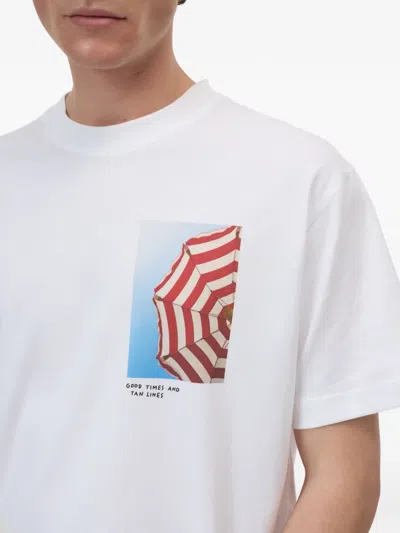 Closed Graphic-print T-shirt In White