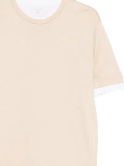 Eleventy Layer T-shirt In Gray