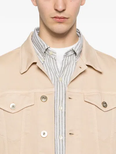 Eleventy Flap-pocket Jacket In Metallic