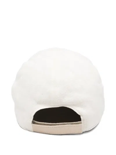 Eleventy Panelled Hat In White