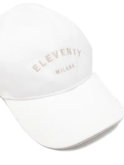 Eleventy Logo-embroidered Baseball Cap In Pattern
