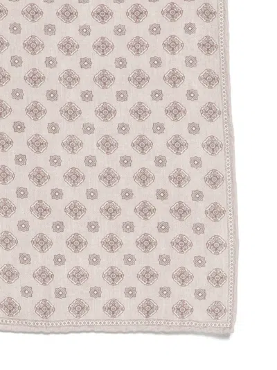 Eleventy Patterned Handkerchiefs In Neutral
