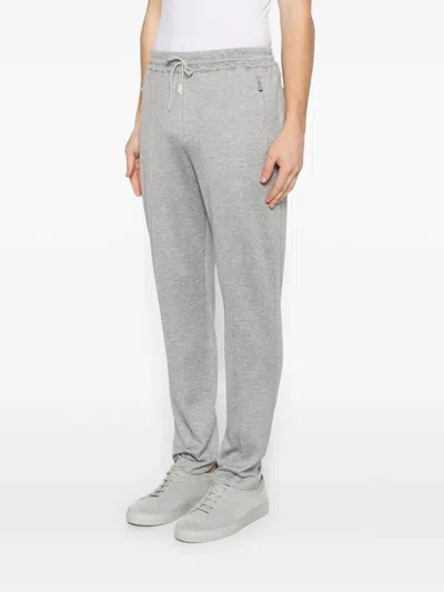 Eleventy Drawstring Trousers In Gray