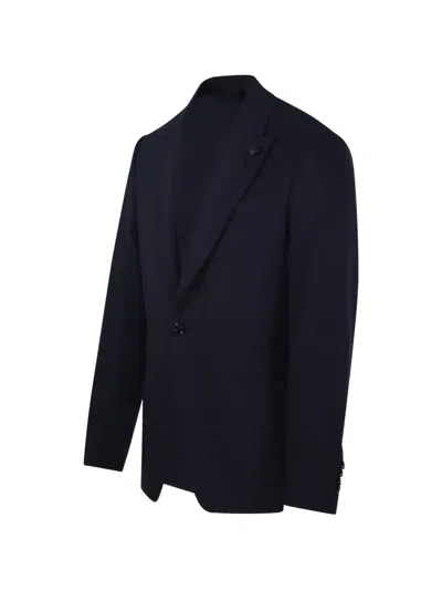 Lardini Single-breasted Blazer In Blue